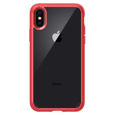 Spigen Ultra Hybrid iPhone 8 Deksel - Rød