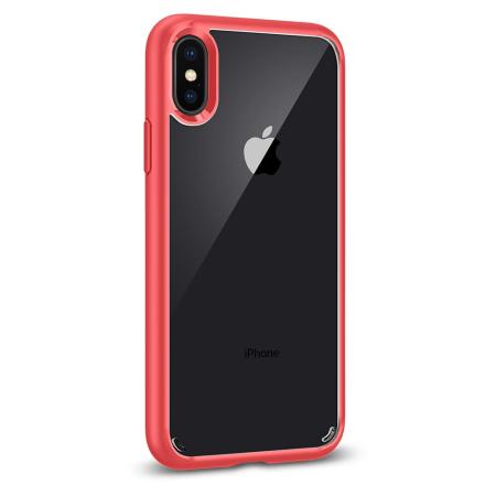Spigen Ultra Hybrid iPhone X Case - Red