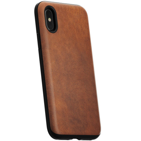 Nomad iPhone X Genuine Leather Rugged Case - Rustic Brown