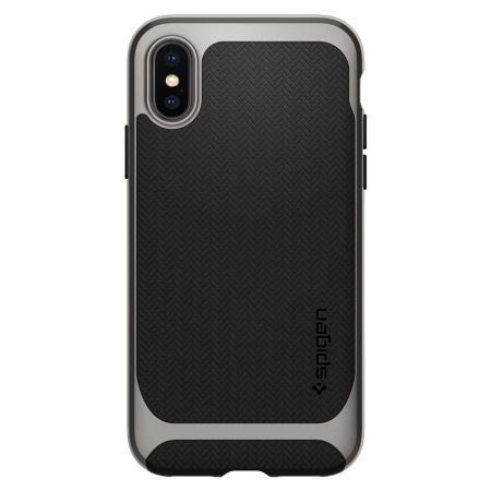 Spigen Neo Hybrid iPhone X Case - Gunmetal