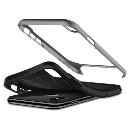 Spigen Neo Hybrid iPhone X Case - Gunmetal