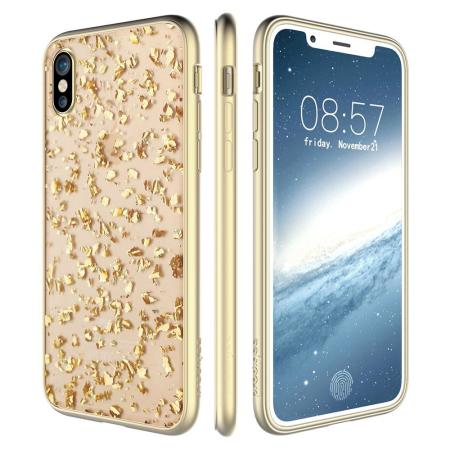 prodigee scene treasure iphone x case - gold