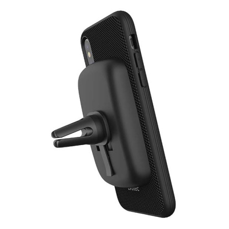 Evutec AERGO Ballistic Nylon iPhone X Tough Case & Vent Mount - Black