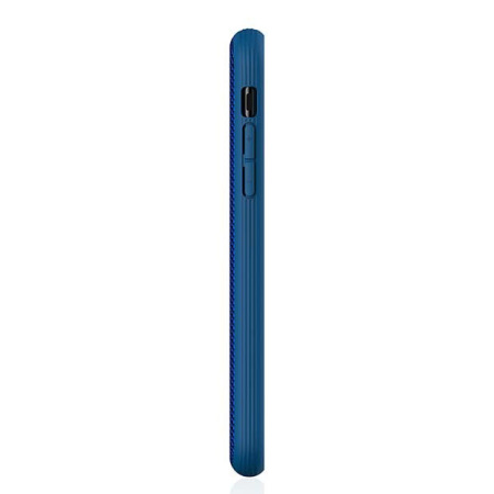 Coque iPhone X Evutec AERGO Ballistic Nylon avec support - Bleue