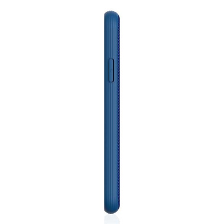 Coque iPhone X Evutec AERGO Ballistic Nylon avec support - Bleue