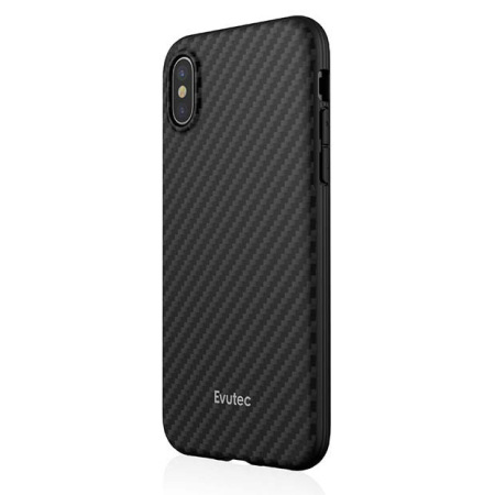 evutec aer karbon iphone x tough case & vent mount - black