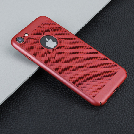 Olixar MeshTex iPhone 8 / 7 Case - Brazen Red