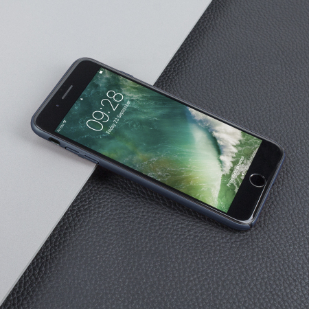 Coque iPhone 7 Plus Olixar MeshTex – Bleu marine