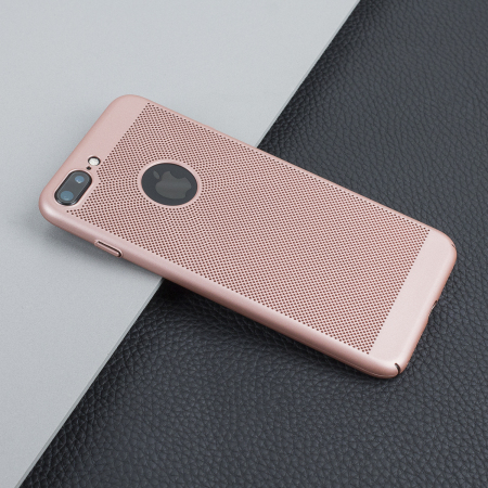 Olixar MeshTex iPhone 7 Plus Case - Rose Gold