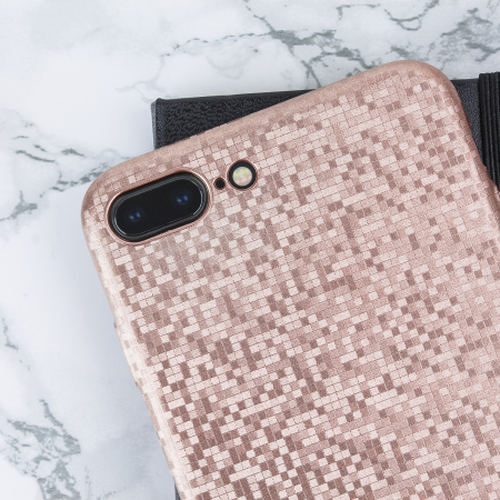 LoveCases Check Yo Self iPhone 8 Plus / 7 Plus Hülle - Rose Gold