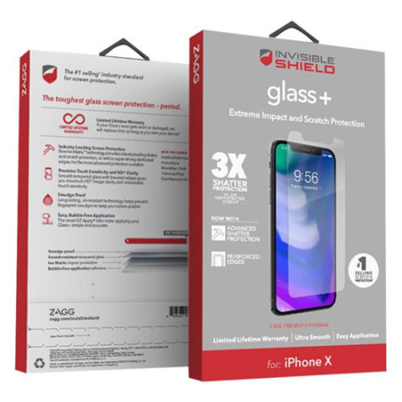 Invisibleshield Iphone X Glass Tempered Glass Screen Protector