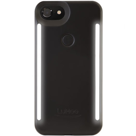 LuMee Duo iPhone 8 Double-Sided Selfie ljus - Svart