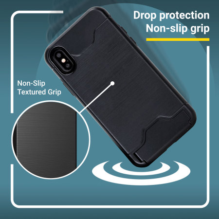 Coque iPhone X Olixar X-Ranger Survival avec outils – Noir tactique