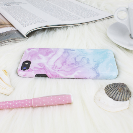 LoveCases Marble iPhone 8 / 7 Skal - Rosa