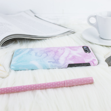 LoveCases Marble iPhone 8 Plus / 7 Plus Case - Dream Pink