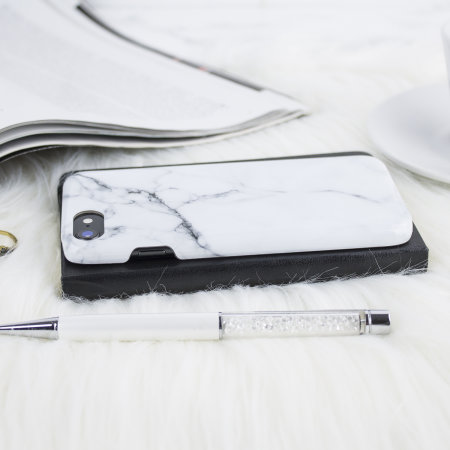 Fundas iPhone 8 / 7 LoveCases Marble - Blanco clásico