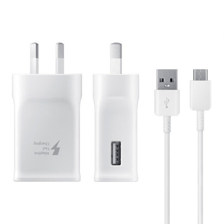 Official Samsung Adaptive Fast USB-C AUS Mains Charger - White