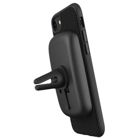 Evutec AERGO Ballistic Nylon iPhone 8 Tough Case & Vent Mount - Black