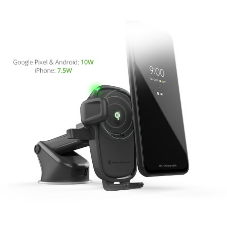 Detector Op tijd Eerlijkheid iOttie 10W Easy One Touch 2 In-Car Wireless Charger Dash Mount - For  Android and iPhone