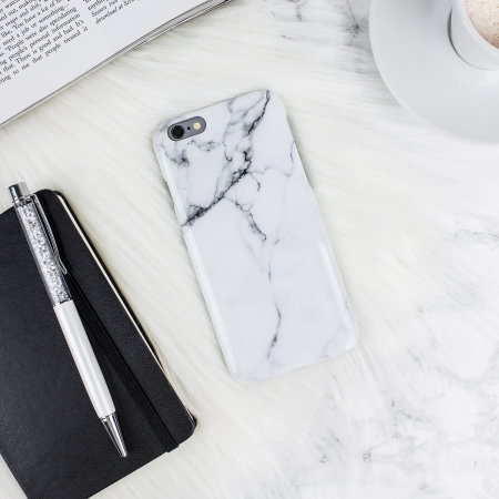 LoveCases Marble iPhone 6S Case - Classic White