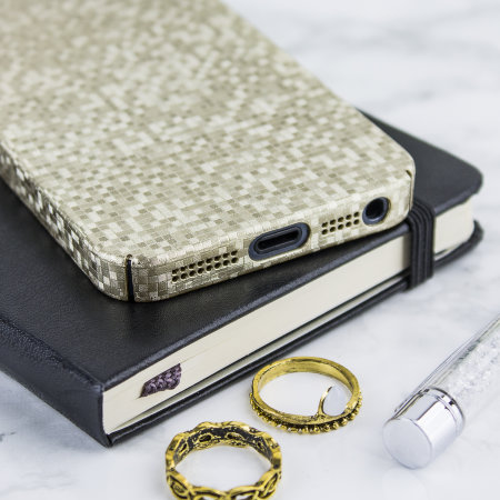 LoveCases Check Yo Self iPhone SE / 5S / 5 Hülle - Gold