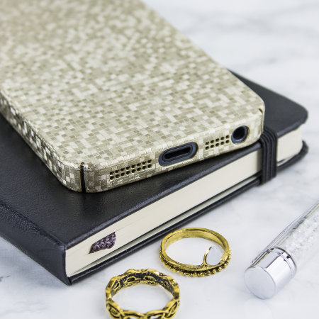 Funda iPhone SE / 5S / 5 LoveCases Check Yo Self - Oro