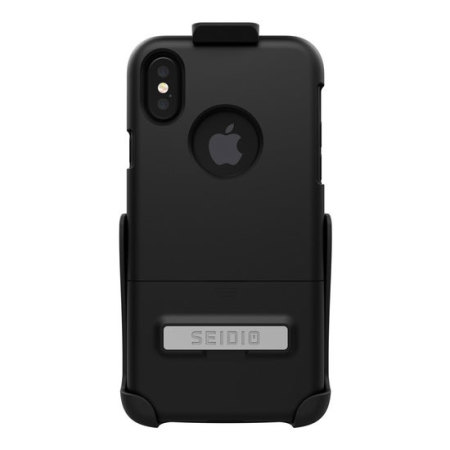 Seidio SURFACE Combo iPhone X Holster Case - Black