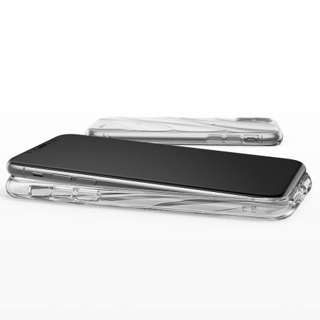 rearth ringke flow iphone x case - clear