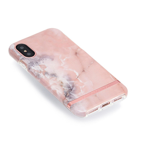 Richmond & Finch Pink Marble iPhone X Case - Rose Gold 