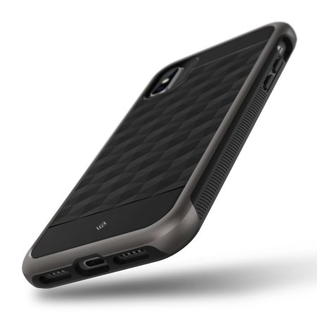 caseology parallax series iphone x case - black / warm grey