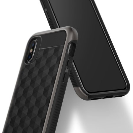 Caseology Parallax Series iPhone X Case - Black / Warm Grey