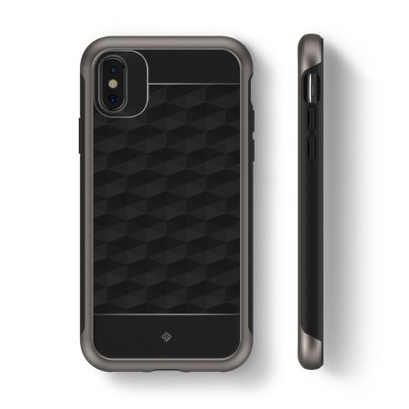 Caseology Parallax Series iPhone X Case - Black / Warm Grey