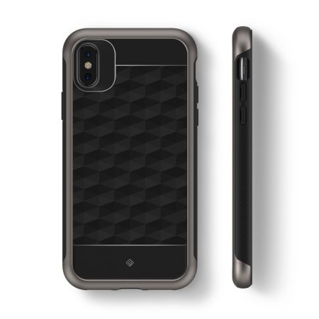 caseology parallax series iphone x case - black / warm grey