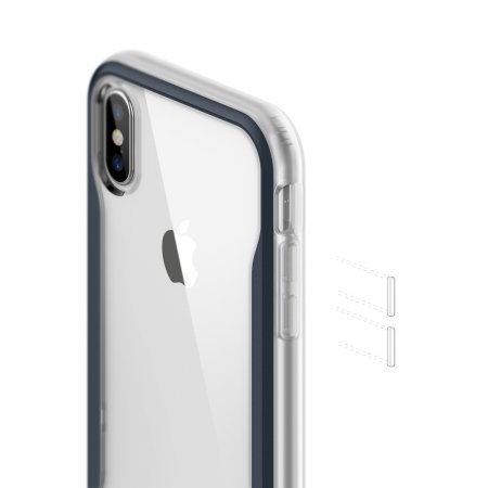 Coque iPhone X Caseology Coastline Series - Bleu Sombre