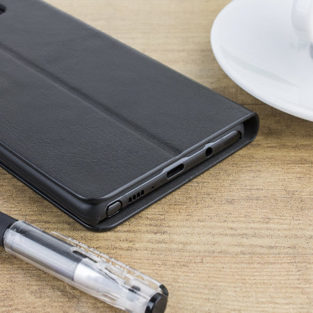 Housse Samsung Galaxy Note 8 Olixar Portefeuille avec support – Noire