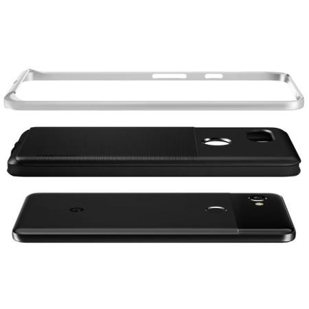 VRS Design High Pro Shield Google Pixel 2 XL Case - Satin Silver
