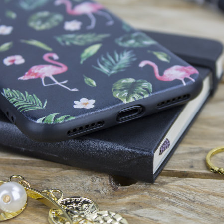 LoveCases Paradise Lust iPhone 8 Skal - Flamingo Fall