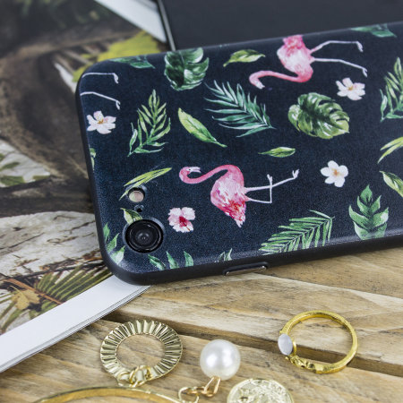 LoveCases Paradise Lust iPhone 8 Skal - Flamingo Fall