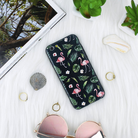 LoveCases Paradise Lust iPhone 6S / 6 Skal - Flamingo Fall