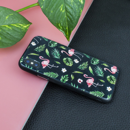 lovecases paradise lust iphone x case - flamingo fall