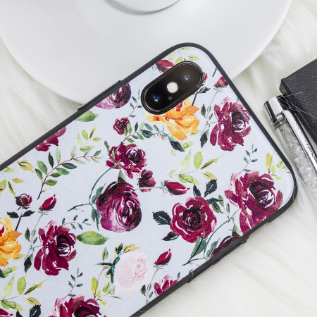 LoveCases Floral Art iPhone X Skal - Blå