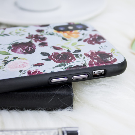 LoveCases Floral Art iPhone X Skal - Blå