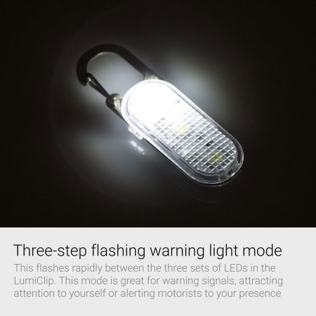 Echo Three Lumi Clip Taschenlampe mit / Karabineraufsatz