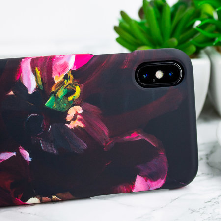 Coque iPhone X Ted Baker Loliva Soft Feel – Impressionniste Bloom
