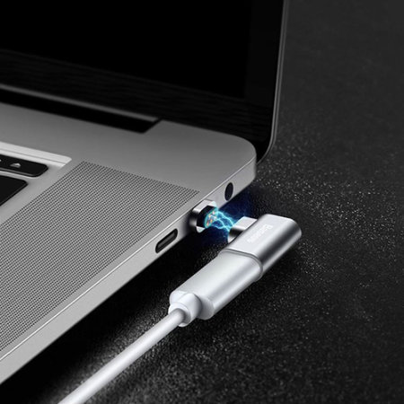 Adaptateur USB-C Baseus Mini Magnétiques Angles Fast Charge - Gris