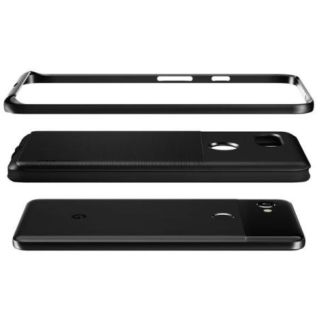VRS Design High Pro Shield Google Pixel 2 XL Case - Metallic Black