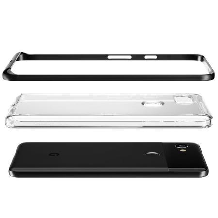 VRS Design Crystal Bumper Google Pixel 2 XL Case - Zwart