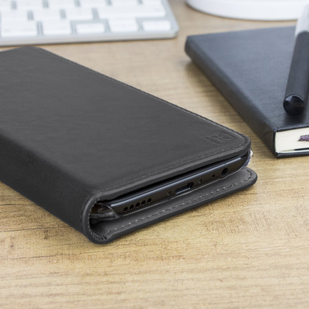 Olixar Genuine Leather OnePlus 5T Executive Wallet Case - Black