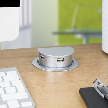AutoRise 3 Port USB Hub Pop-up Motorised Desk Grommet 