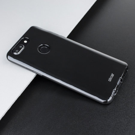 Olixar FlexiShield OnePlus 5T Geeli kotelo - Musta